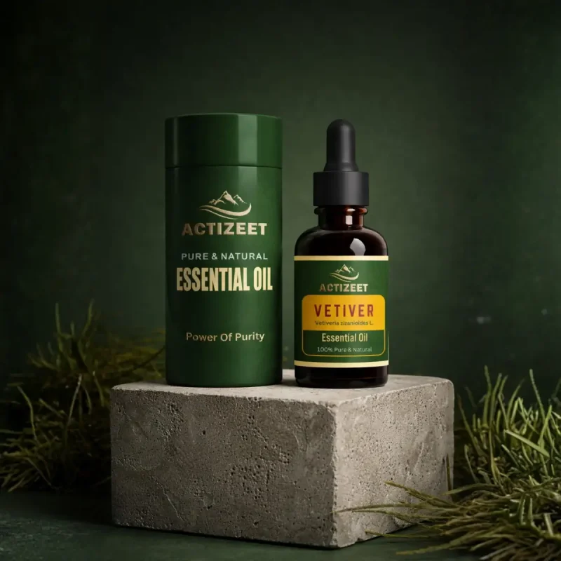 Best Khus Oil for Summer Cooling ACTIZEET Vetiver Oil