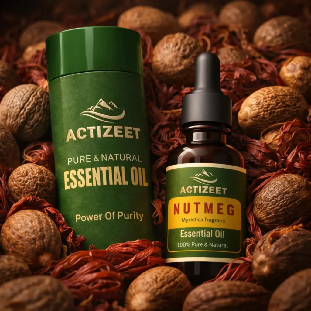 Buy Nutmeg Essential Oil for Skin Glow ACTIZEET India