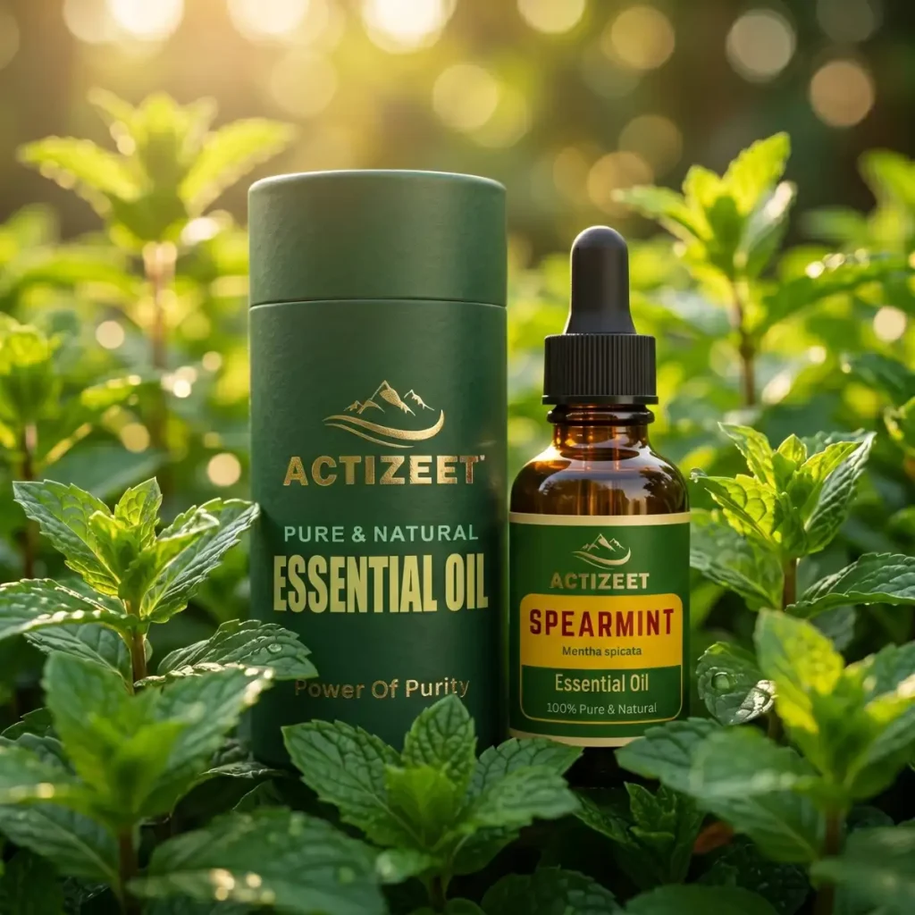 Buy Pure Spearmint Essential Oil for Massage ACTIZEET