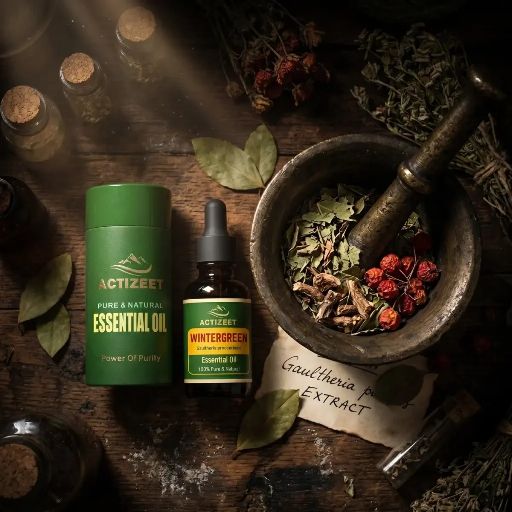Cooling Sensation Wintergreen Oil for Joint Support