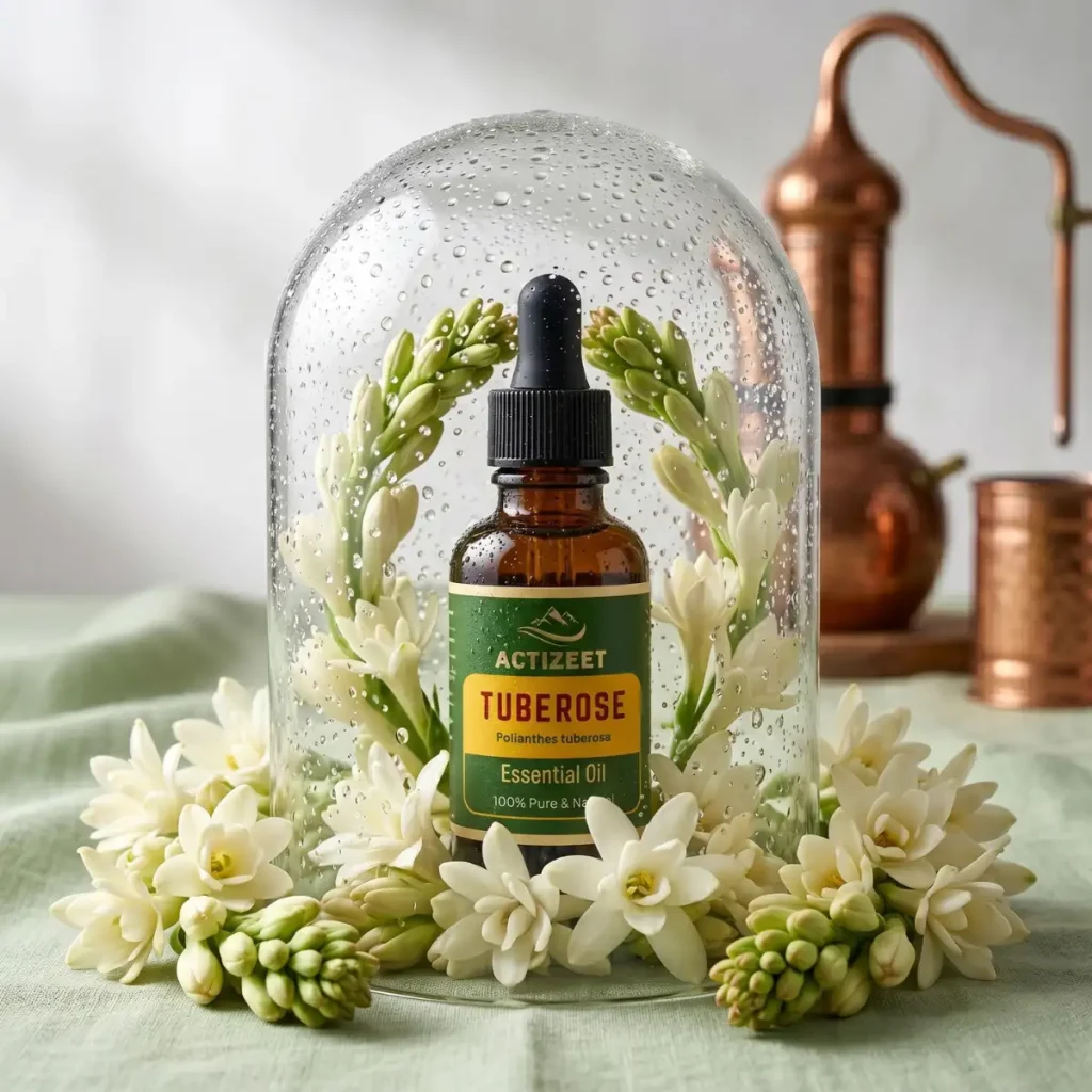 Natural Tuberose Oil ACTIZEET for Skin Body Care
