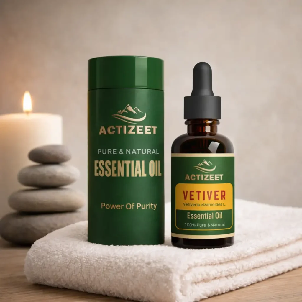 Natural Vetiver Oil for Relaxation Therapy Buy Now