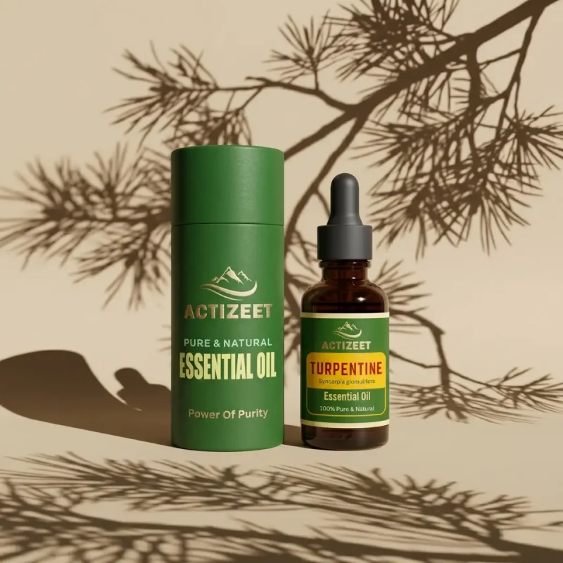 Natural turpentine essential oil for joint pain relief