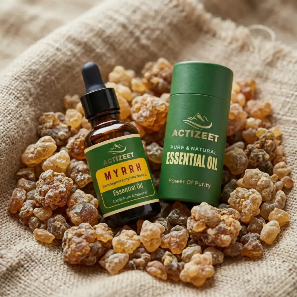 Organic Myrrh Essential Oil ACTIZEET Premium Grade