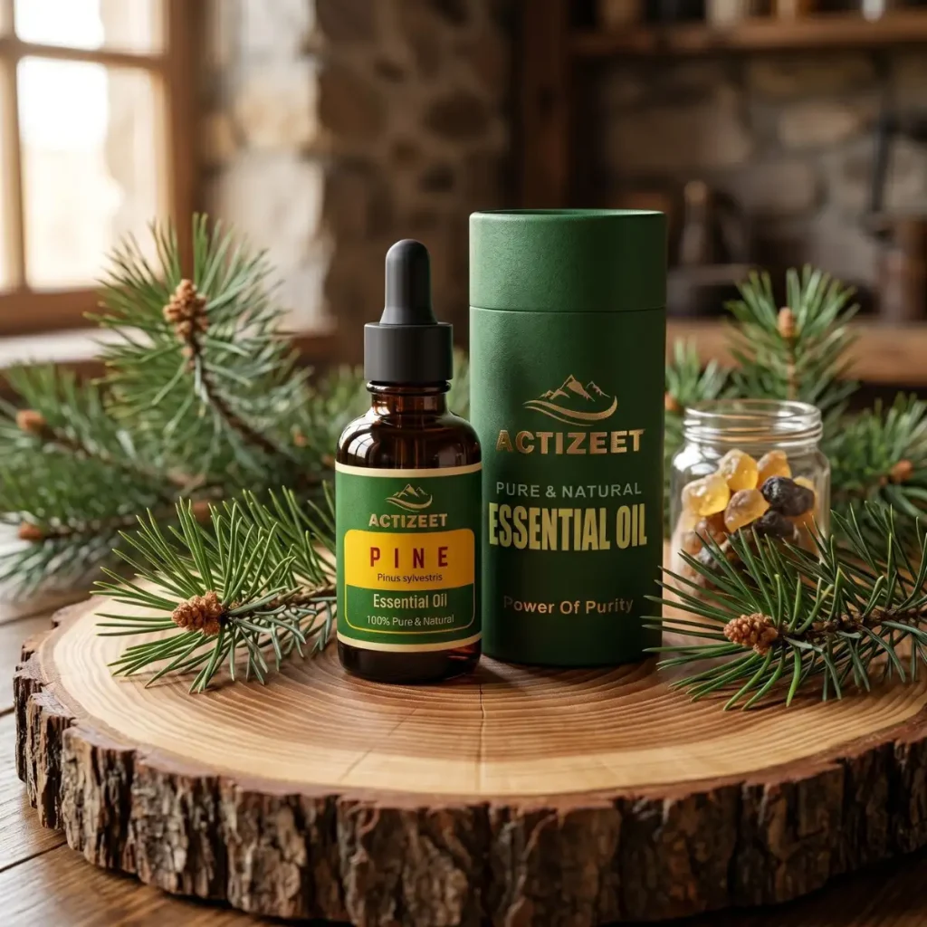Pure Pinus Sylvestris Essential Oil Product Shot