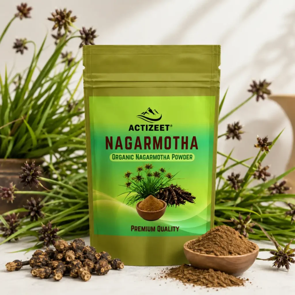 ACTIZEET Pure Nagarmotha Powder—Natural Cyperus Rotundus