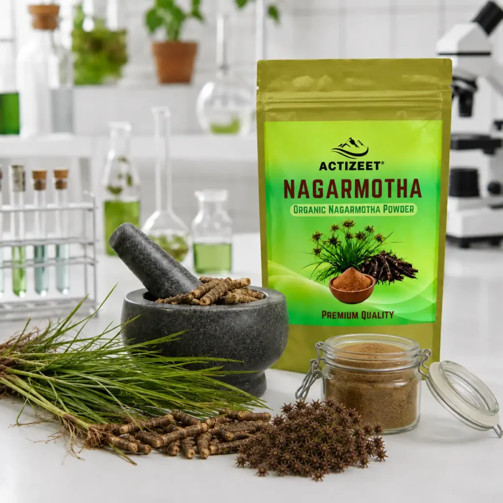 Pure Cyperus Rotundus Powder Online—ACTIZEET Nagarmotha